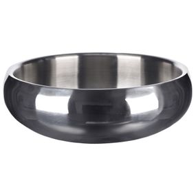 Миска для собак та котів Flamingo Muna Silver, 2.2 л