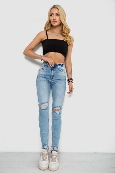 Джинсы женские, цвет голубой, 182R10001 | Зображення 1