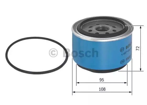 Фільтр паливний DODGE CARAVAN, CHRYSLER VOYAGER, BOSCH (1457434450) | Зображення 4