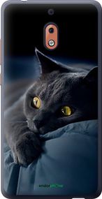 Чохол на Nokia 2.1 Димчастий кіт "825u-1532-2448"