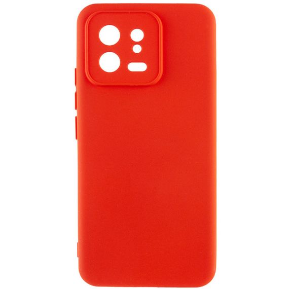 Чехол Silicone Cover Lakshmi Full Camera (A) для Xiaomi 13 Full camera, Червоний / Red