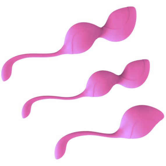 Набір вагінальних кульок Pink Kegel Set ніжно-рожевий Sex Aura