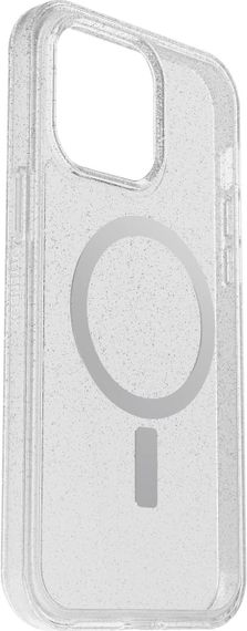 Чехол для iPhone 14 Pro с MagSafe прозрачный с блестками OtterBox Symmetry тонкий ударопрочный фирменный чехол | Зображення 2