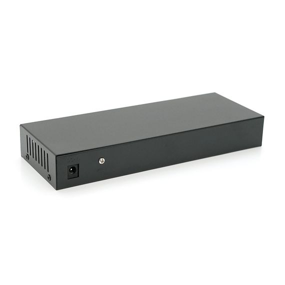 Коммутатор POE 48V с 8 портами POE 100Мбит + 2 порт Ethernet 100Мбит, Black, Q18 | Зображення 1