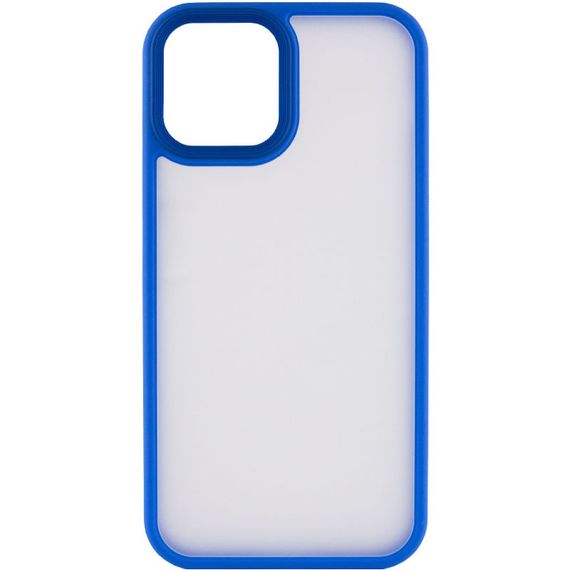 TPU+PC чохол Metal Buttons для Apple iPhone 13 (6.1") Блакитний / Light Blue