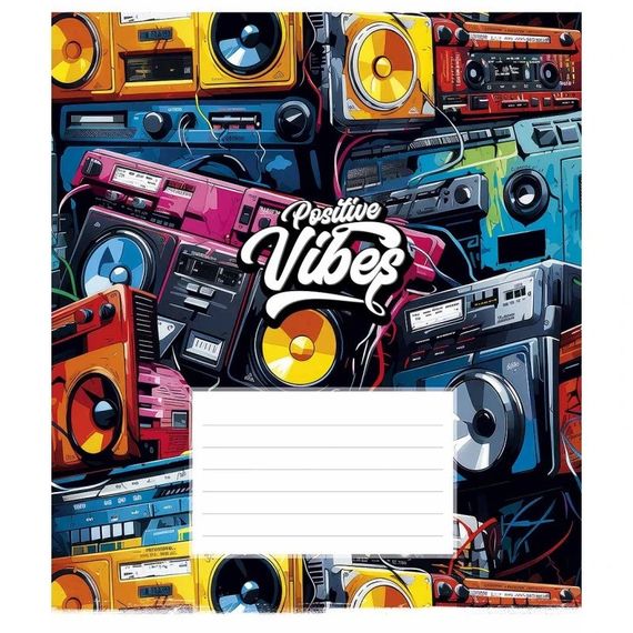 Зошит учнівський "Cool boys club" 018-3334L-3 в лінію, 18 аркушів