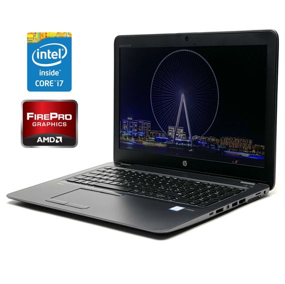 Ігровий ноутбук Б-клас HP ZBook 15u G4 / 15.6" (1920x1080) IPS / Intel Core i7-7500U (2 (4) ядра по 2.7 - 3.5 GHz) / 8 GB DDR4 / 256 GB SSD / AMD FirePro W4190M, 2 GB GDDR5, 128-bit / WebCam / Win 10 Pro б/в