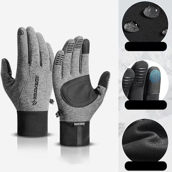 Перчатки сенсорные Golove joy (L) Anti-Slip 2023 Серый | Зображення 2