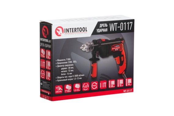 Дрель ударная Intertool - 710 Вт (WT-0117) | Зображення 5
