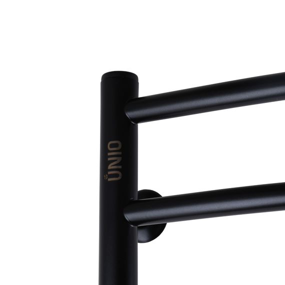 Рушникосушарка UNIO LDE ER 1200-500-12 BLK Драбинка Дуга Еліт чорна (21555) | Зображення 4