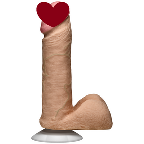 Фаллоимитатор Doc Johnson The Realistic Cock 6 inch White - ULTRASKYN, Vack-U-Lock, диаметр 4,3см Sex Aura