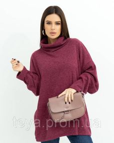 Светр колір бордовий розміри S, L, XL, M FI_006345