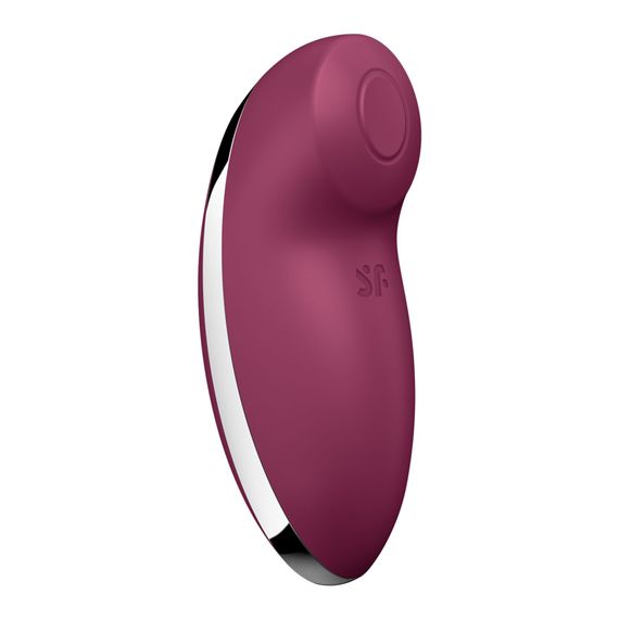 Вібростимулятор-пульсатор Satisfyer Tap & Climax 2 Red, ефект постукування пальцем | Зображення 3