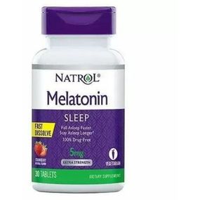 Мелатонін для сну Natrol Melatonin Sleep 5 mg 30 Tabs Strawberry Flavor