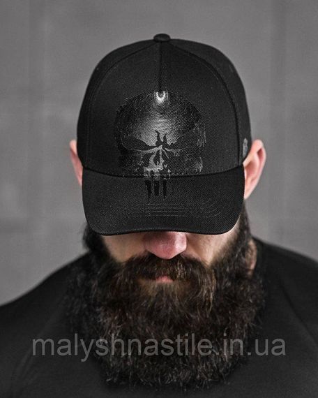 Бейсболка Каратель black ДЛ6466