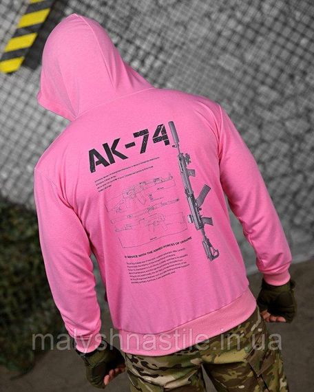 Тактическая худи MAKLIN   АК-74 розовая ДЛ7063 | Зображення 1