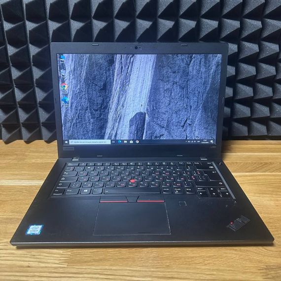 Ноутбук Lenovo ThinkPad L490 / 14" (1920x1080) IPS / Intel Core i5-8265U (4 (8) ядра по 1.6 - 3.9 GHz) / 8 GB DDR4 / 256 GB SSD / Intel UHD Graphics 620 / WebCam б/у | Зображення 1