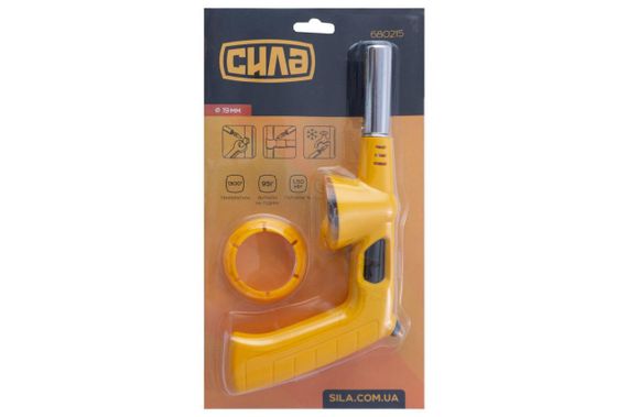 Горелка газовая с пьезоподжигом и рукоятью 19х260мм СИЛА | Зображення 2