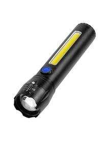 Фонарь ручной X-BALOG BL-C62 XPE + COB с встроенным аккумулятором и зарядкой от USB