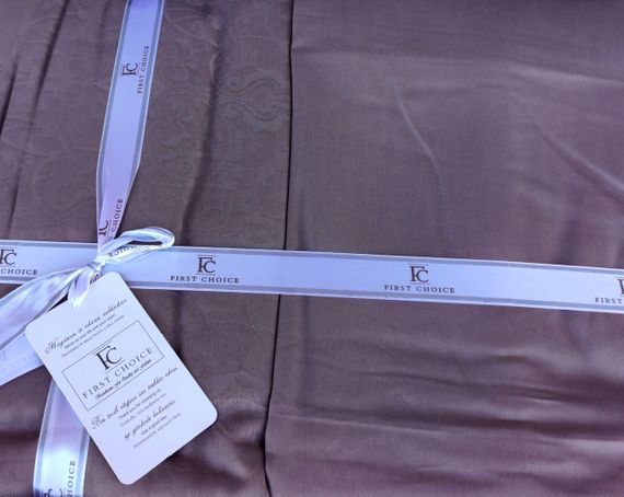 Постельное белье First Choice Jacquard Satin 200х220 “Athena Lilac” | Зображення 2