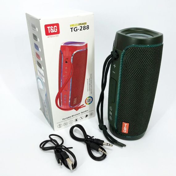 Колонка музична з підсвічуванням bluetooth TG288, Bluetooth колонка з освітленням QR-30 | Зображення 1