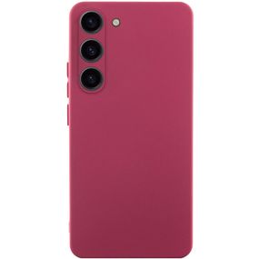 Чохол TPU GETMAN Liquid Silk Full Camera для Samsung Galaxy S23 Бордовий / Marsala
