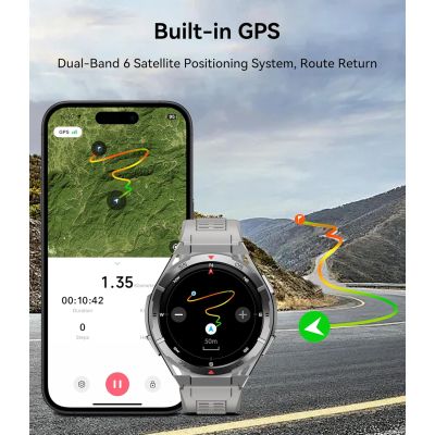 Смарт-годинник OUKITEL BT12 Grey (6931940789585) | Зображення 4