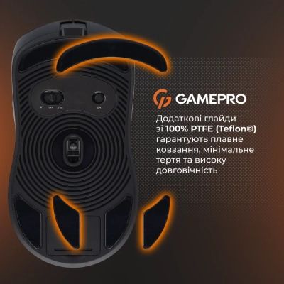 Мышка GamePro Genesis Ranker Wireless/Bluetooth/USB Black (GM012B) | Зображення 1