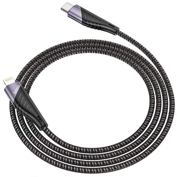 Дата кабель Hoco U95 Freeway 4in1 USB/Type-C to Type-C/Lightning 60W (1.2m) Black | Зображення 2