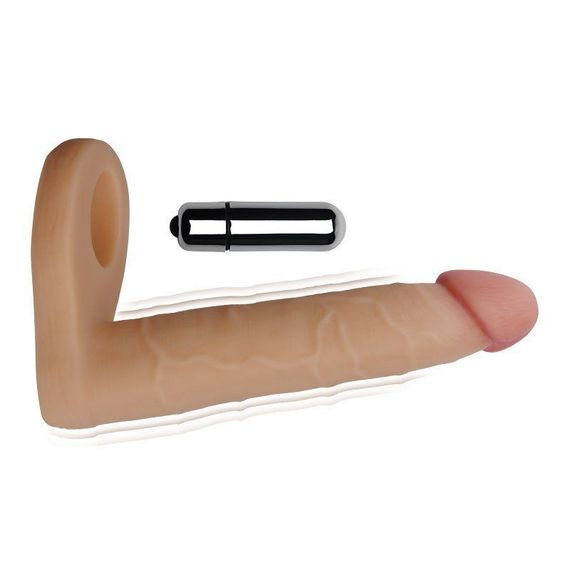 Насадка для подвійного проникнення - The Ultra Soft Double Vibrating 6.25 " | Зображення 2