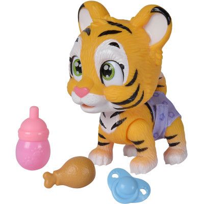 Ігровий набір Simba Pamper Petz Тигреня, що п&apos;є і писає з кольоровою лапкою 3 аксесуарів-сюрпризу (5953575) | Зображення 9