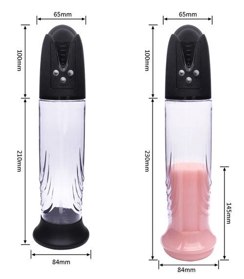 Автоматична вакуумна помпа із зарядкою від USB CANWIN Passion Pump Men - P668AU Sex Aura | Зображення 8
