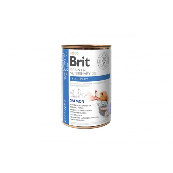 Вологий корм Brit Veterinary Diet для собак та кішок при одужанні відновлення після операції 400г