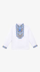Сорочка вишиванка для хлопчика Козачок МАКСИМ 110 см Синій shop (2000999401510)