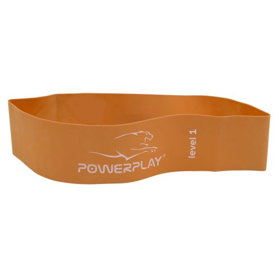 Резинка для фітнесу PowerPlay 4140 Level 1 Stretch Band (1-5 кг.) Помаранчева | Зображення 1