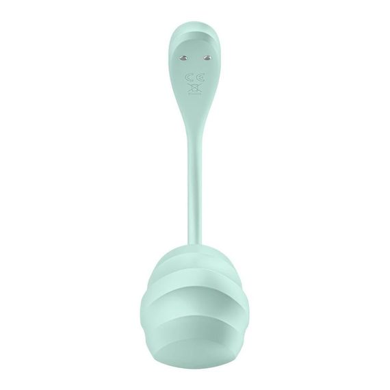 Смарт-виброяйцо Satisfyer Smooth Petal Connect App Mint | Зображення 2
