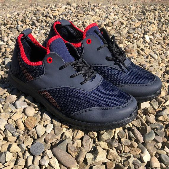 Зручні сучасні кросівки на хлопця 45 размер, Молодіжні кросівки сітка чоловічі, WO-134 Тонкі кросівки | Зображення 5