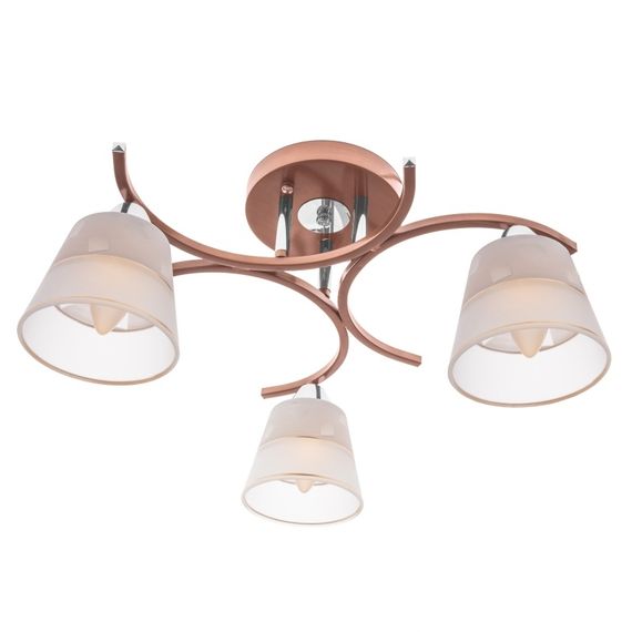Люстра потолочная в спальню E27 60W BR (LK-609C/3) | Зображення 3