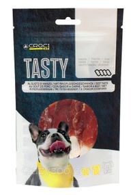 Ласощі для собак Croci King Delice Tasty Calcium & Duck Bones качині кісточки з кальцієм 80 гр 1030361
