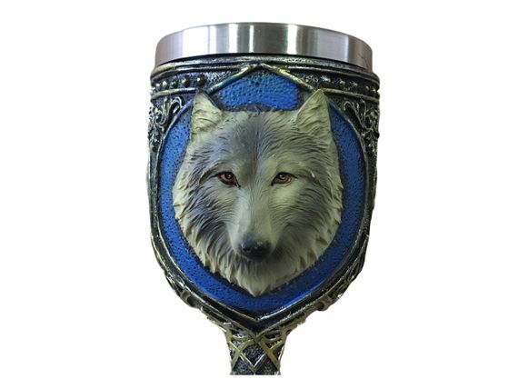 Бокал Вовк 200 мл — тематичний келих із нержавіючої сталі та епоксидної смоли | Зображення 5