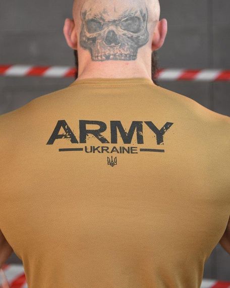 Тактическая потоотводящая футболка SABUR арми кайот ВТ6573 | Зображення 3