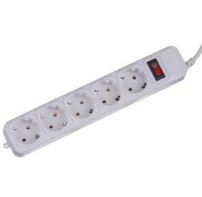 Мережевий фільтр подовжувач SP5 на 5 розеток 5m