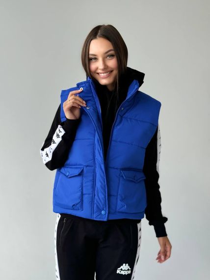 Жіноча жилетка світло-синя | Зображення 1