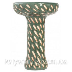Чаша для кальяну ETNA Phunnel Cut Glaze Dark Green