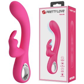 Вибратор-кролик Pretty Love Novak, розовый, 19.8 х 3.4 см sexstyle