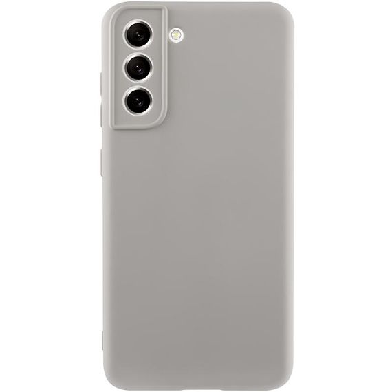 Чохол TPU GETMAN Liquid Silk Full Camera для Samsung Galaxy S21 Сірий / Lavender