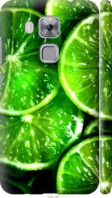Чохол на Huawei Nova Plus Зелені часточки лимона "852m-961-2448"