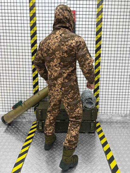 Тактичний Костюм піксель SoftShell софтшел 5в1 ВТ4936 | Зображення 6