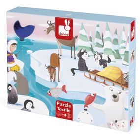 Пазл тактильный Janod Жизнь на льду 20 эл. J02773 (J02773)
