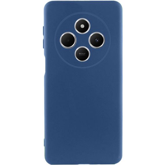 Чохол TPU GETMAN Liquid Silk Full Camera для Xiaomi Redmi 14C / Poco C75 Синій / Navy Blue